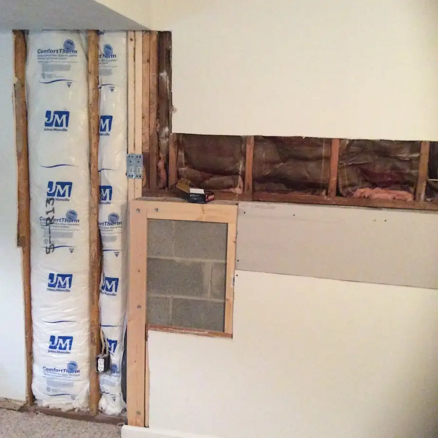 Wall insulation replacement during Structural Drying in Rodeo